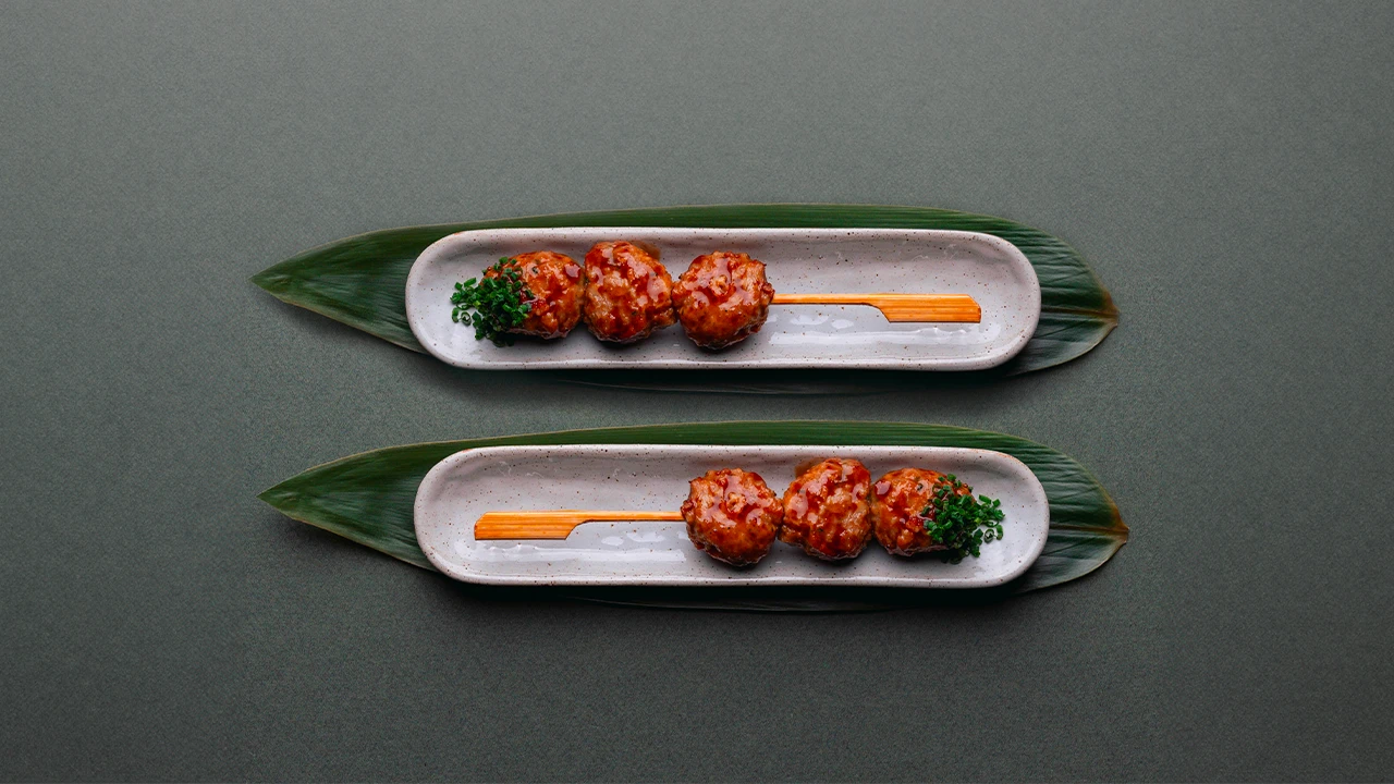 Brochette Boulettes de Poulet Teriyaki - 2 pièces